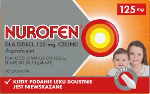 Nurofen Dla Dzieci, 125 Mg, Czopki (Ibuprofen 125 Mg)