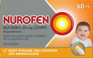 Nurofen Dla Dzieci, 60 Mg, Czopki (Ibuprofen 60 Mg)