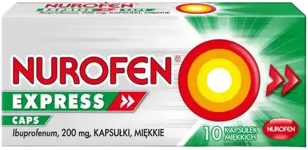 Nurofen Express Kapsłulki Miękkie 200mg 10 Kaps